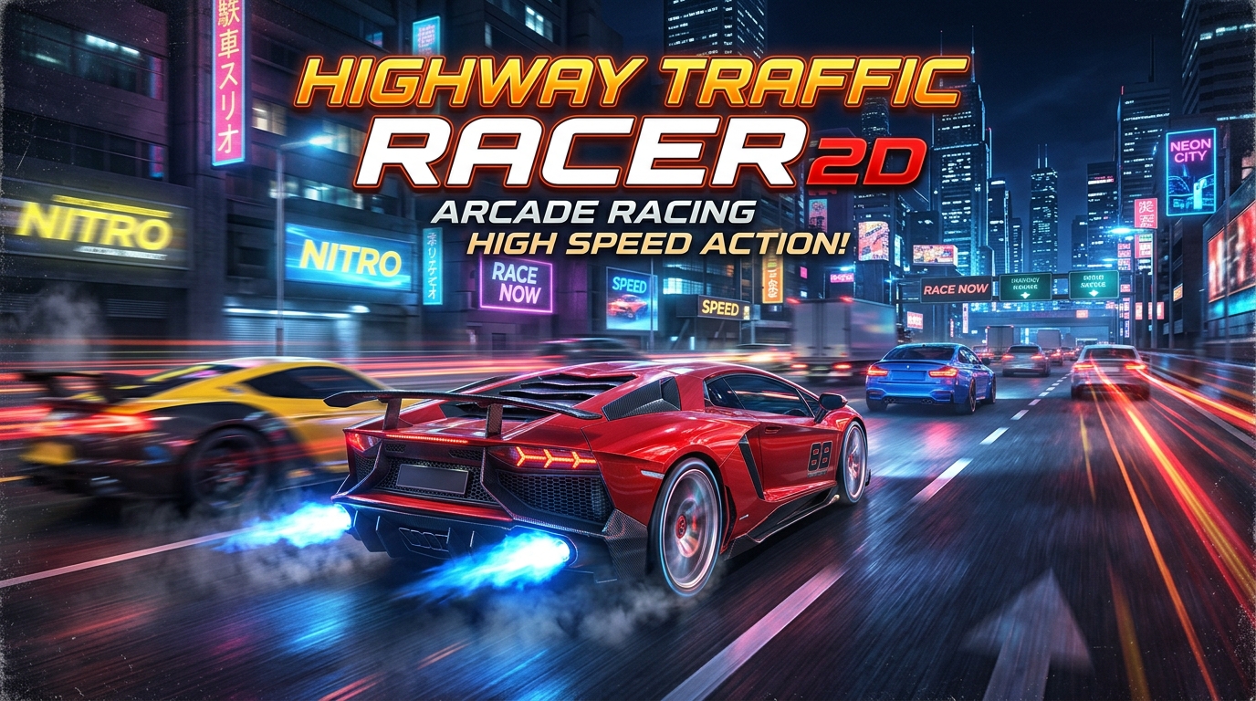 Highway Traffic Racer 2D